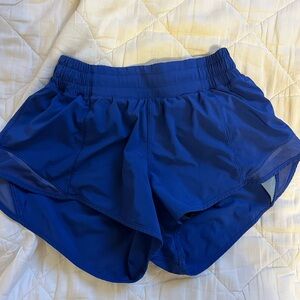 Blue lululemon shorts